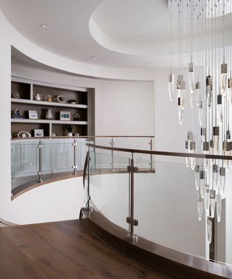 Interior, Pendant Lights, Recessed Lighting, Wood Texture Flooring