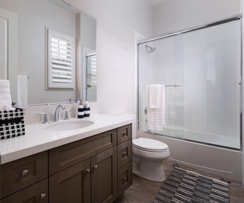 Bathroom, Glass Shower, Interior