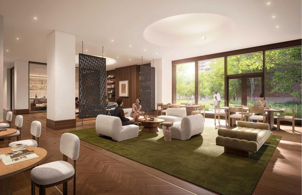 Dining room, Interior, Living room, Pendant Lights, Recessed Lighting, Wood Texture Flooring
