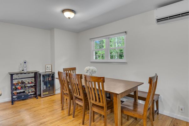 Dining room, Interior, Wood Texture Flooring