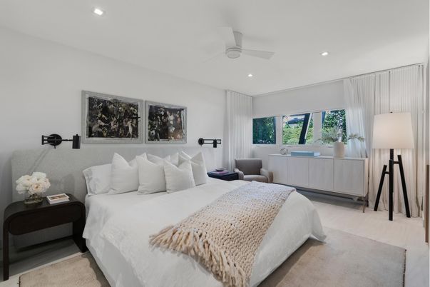 Bedroom, Interior, Recessed Lighting
