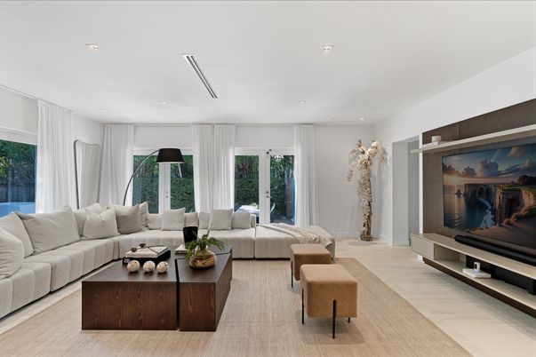 Interior, Living room, Recessed Lighting