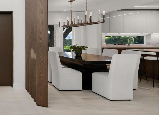 Dining room, Interior, Pendant Lights, Recessed Lighting