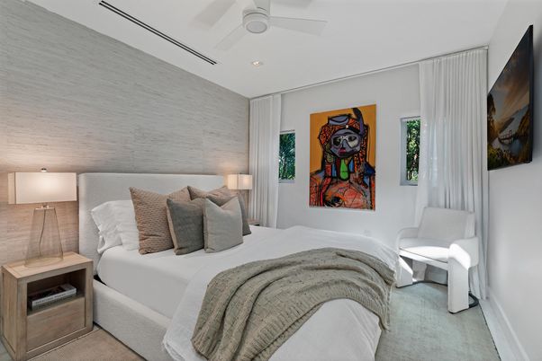 Bedroom, Interior, Recessed Lighting
