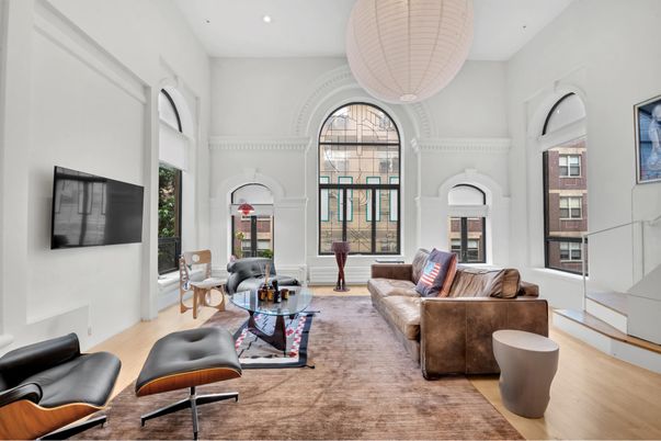 Fireplace, Fitness Equipment, Interior, Living room, Recessed Lighting, Wood Texture Flooring