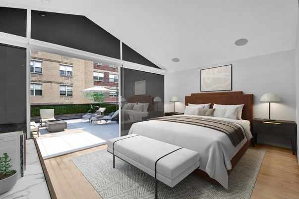 Bedroom, Interior, Wood Texture Flooring
