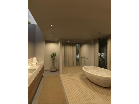 Bathroom, Interior, Recessed Lighting