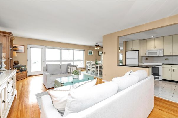 Dining room, Interior, Kitchen, Living room, Wood Texture Flooring