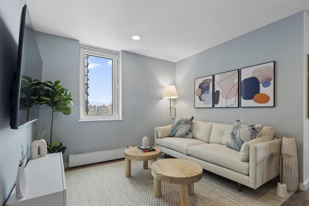 Interior, Living room, Recessed Lighting