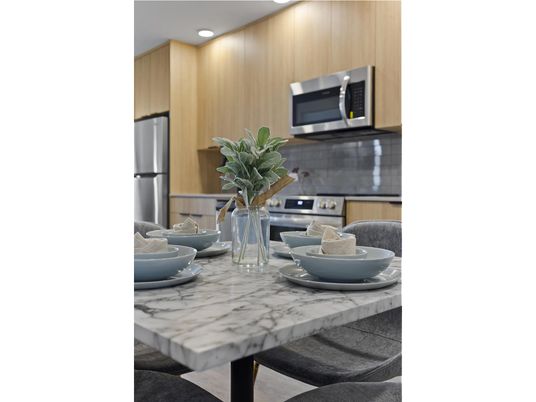 Interior, Kitchen, Recessed Lighting, Stainless Steel Appliances