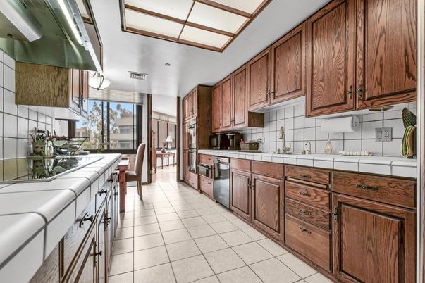 Dining room, Interior, Kitchen, Tile Countertops