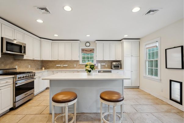 Interior, Kitchen, Recessed Lighting, Stainless Steel Appliances
