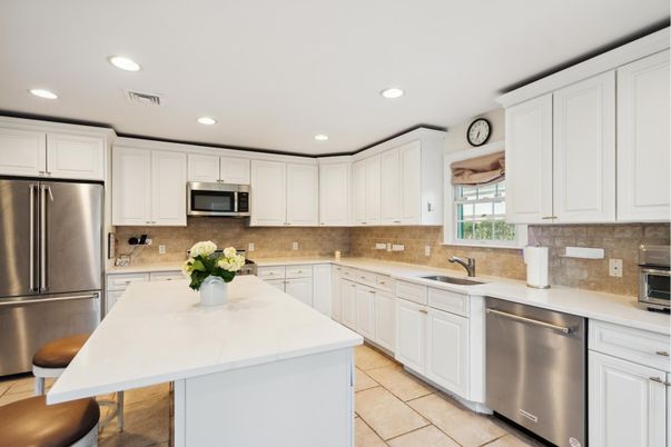 Interior, Kitchen, Recessed Lighting, Stainless Steel Appliances