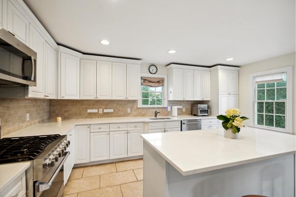 Interior, Kitchen, Recessed Lighting, Stainless Steel Appliances