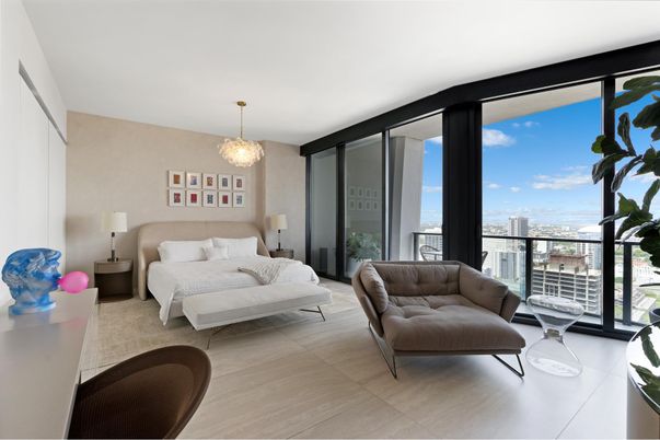 Bedroom, Chandelier, Interior