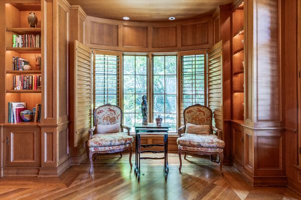 Interior, Recessed Lighting, Wood Texture Flooring, Wooden Walls