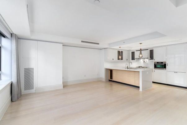 Interior, Kitchen, Pendant Lights, Stainless Steel Appliances, Wood Texture Flooring
