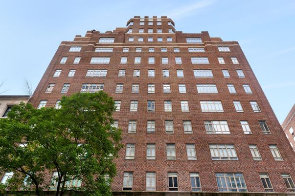 Exterior, Facade, Brick Facade, Condo Building