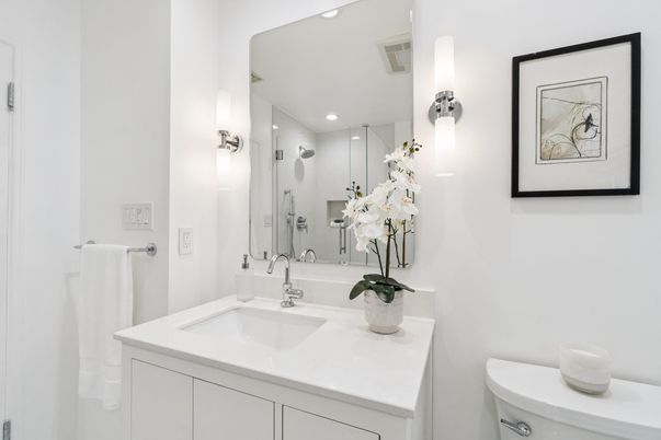 Bathroom, Interior, Recessed Lighting