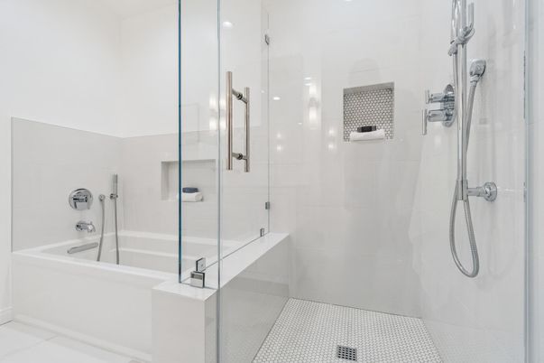Bathroom, Glass Shower, Interior