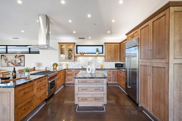 Interior, Kitchen, Recessed Lighting, Stainless Steel Appliances
