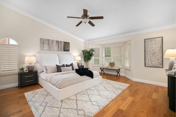 Bedroom, Interior, Wood Texture Flooring