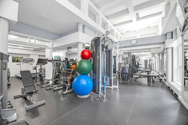 Fitness Equipment, Gym, Interior, Recessed Lighting