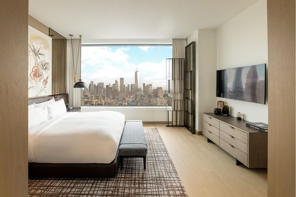 Bedroom, Interior, Wood Texture Flooring