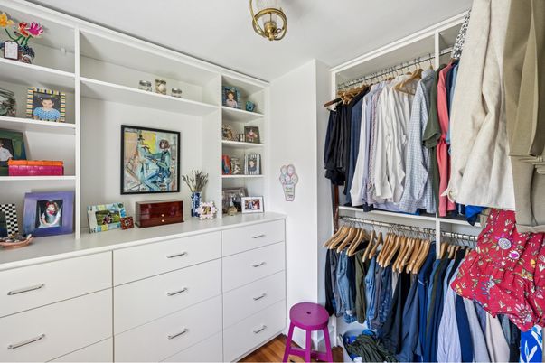 Interior, Walk-in Closets, Wood Texture Flooring