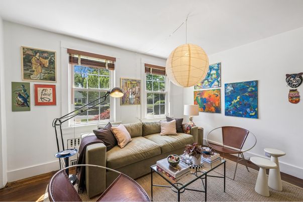 Interior, Living room, Pendant Lights, Wood Texture Flooring