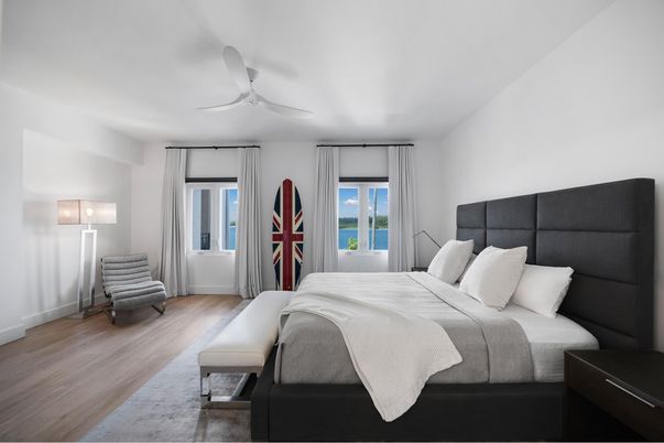 Bedroom, Interior, Water, Wood Texture Flooring
