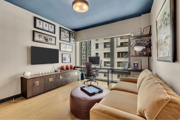 Home Office, Interior, Wood Texture Flooring