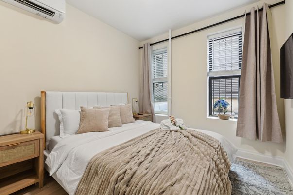 Bedroom, Interior, Wood Texture Flooring