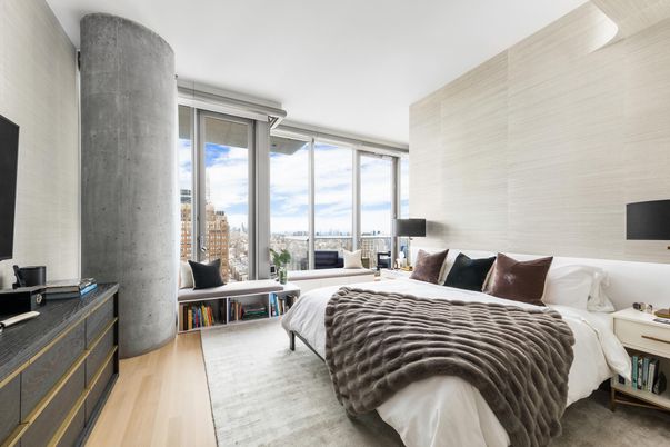 Bedroom, Interior, Wood Texture Flooring