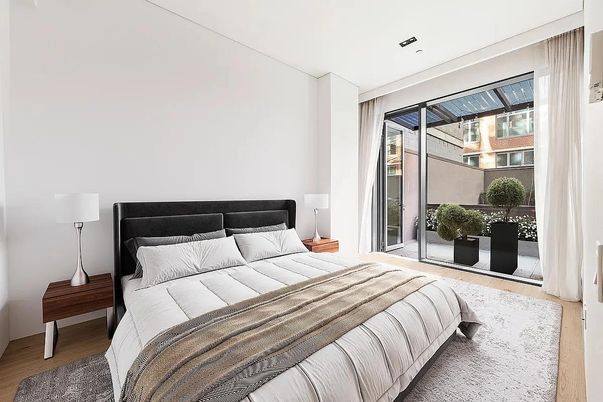 Bedroom, Interior, Wood Texture Flooring