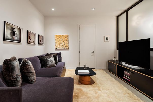 Interior, Living room, Recessed Lighting