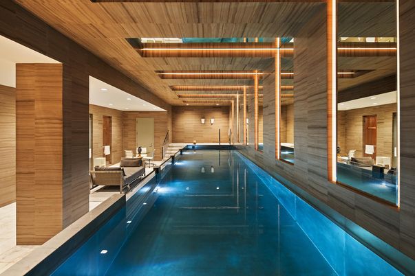 Interior, Pool, Recessed Lighting, Wooden Ceilings, Wooden Walls