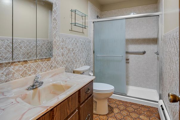 Bathroom, Glass Shower, Interior