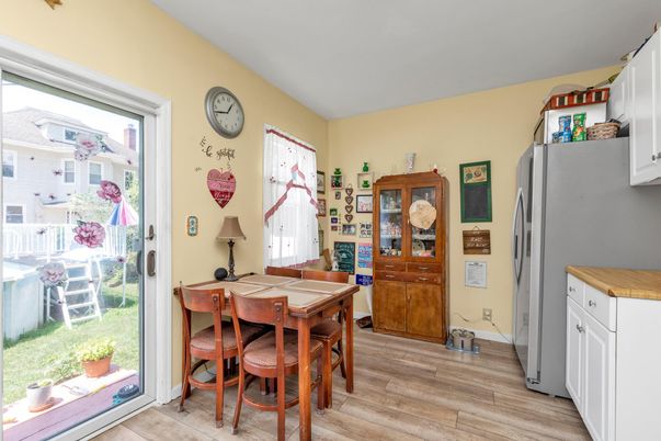 Dining room, Interior, Wood Texture Flooring