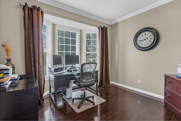 Home Office, Interior, Wood Texture Flooring
