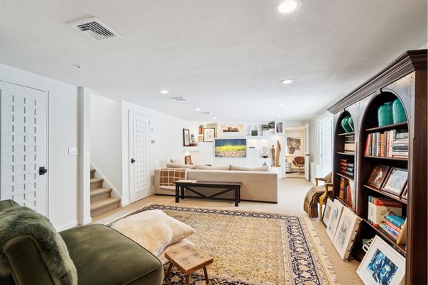 Interior, Living room, Recessed Lighting