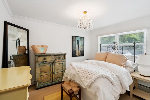 Bedroom, Chandelier, Interior