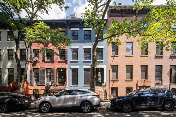 Exterior, Facade, Brick Facade, Brownstone