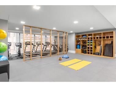 Fitness Equipment, Interior, Recessed Lighting