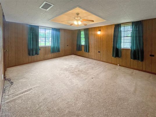 Empty room, Interior, Wooden Walls