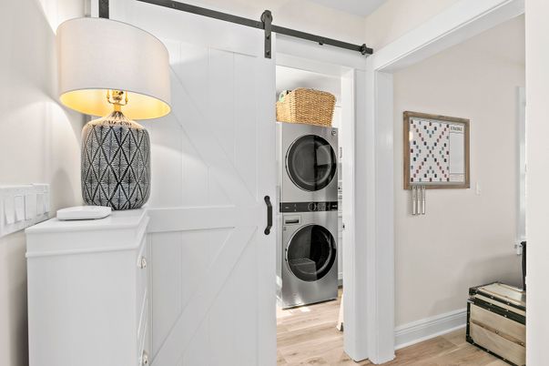 Interior, Utility Closets, Washer, Wood Texture Flooring