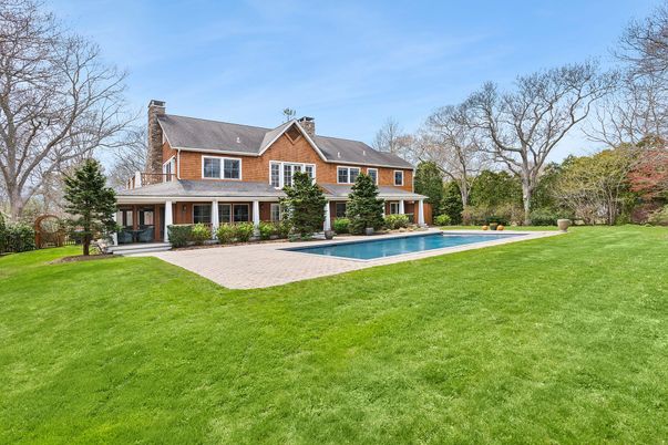 Backyard, Exterior, Facade, Pool, French Provincial