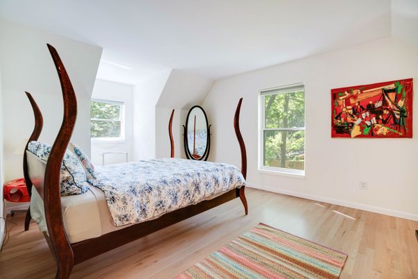 Bedroom, Interior, Wood Texture Flooring
