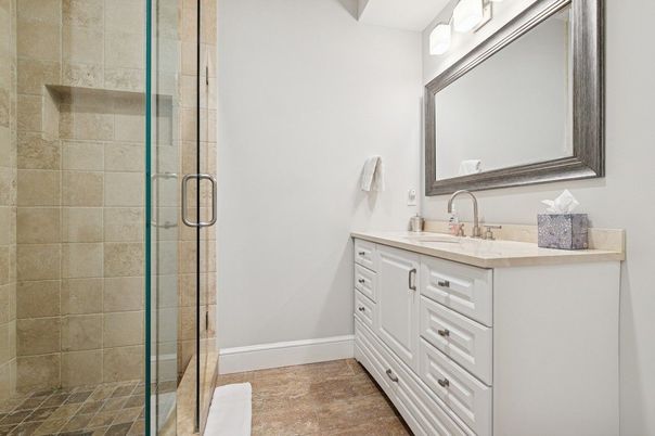 Bathroom, Glass Shower, Interior
