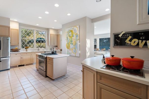 Interior, Kitchen, Recessed Lighting, Stainless Steel Appliances